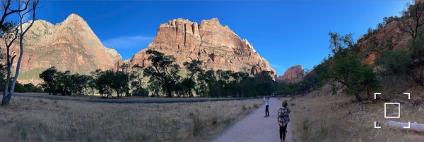 Panoramic of Zion NP.