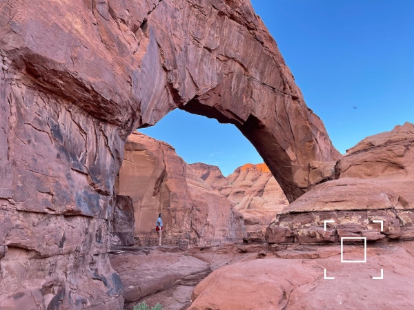 Natural Bridge at Gouldings Campground, UT