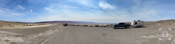 Panoramic heading to Red Cliffs, NM