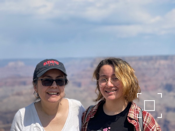 Ana and Lisa at the Grand Canyon, AZ